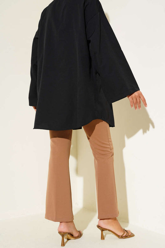 Dabıl İspanyol Paça Pantolon Camel