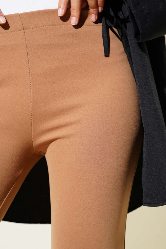 Dabıl İspanyol Paça Pantolon Camel