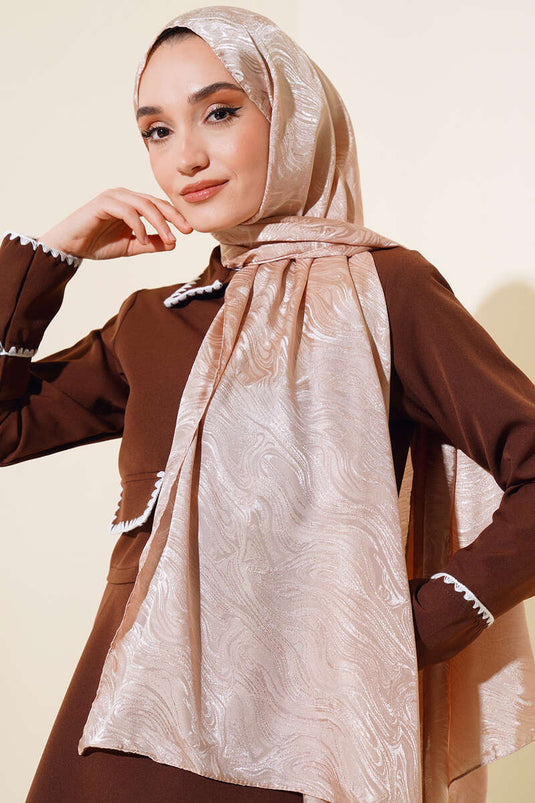 موجة نمط الجاكار ميليسا شال لاتيه