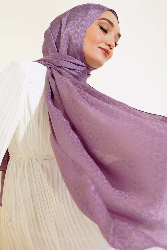 Damla Desen Janjan Şal Lila