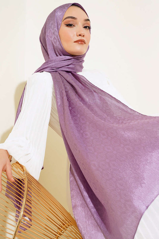 Damla Desen Janjan Şal Lila