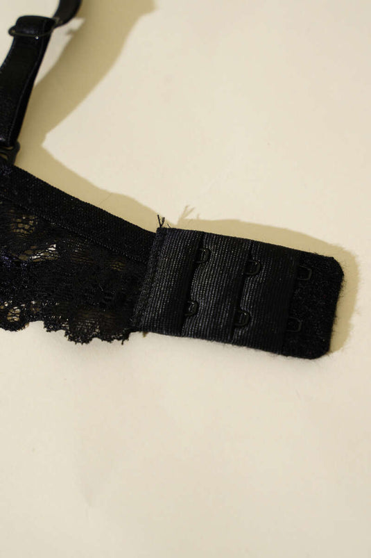 Lace Push-Up Bra Black