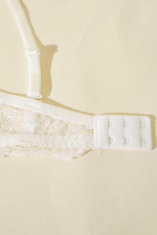 Lace Non-Padded Bra Ecru