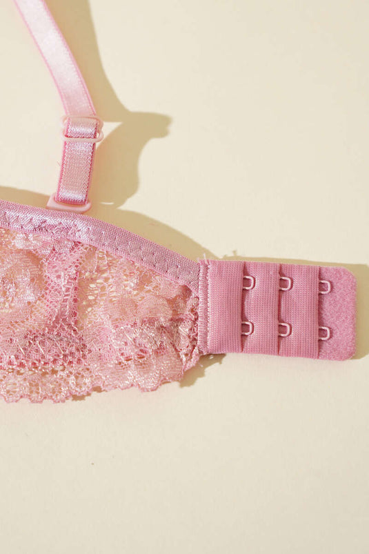 Lace Non-Padded Bra Dusty Rose