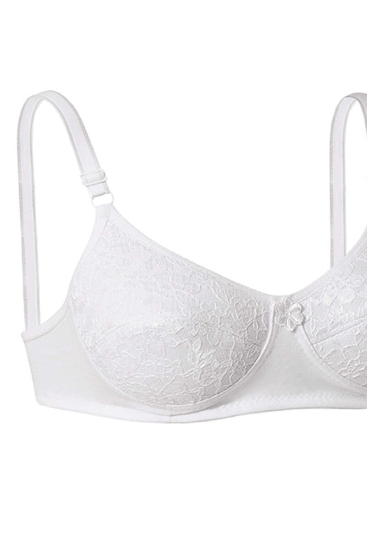 Lace Sponge Bra Ecru