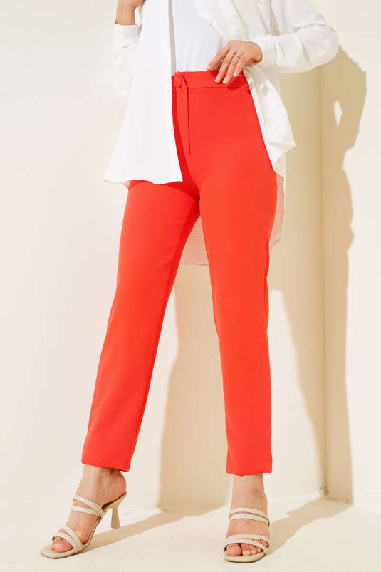 Bukser med smal ben Alizarin
