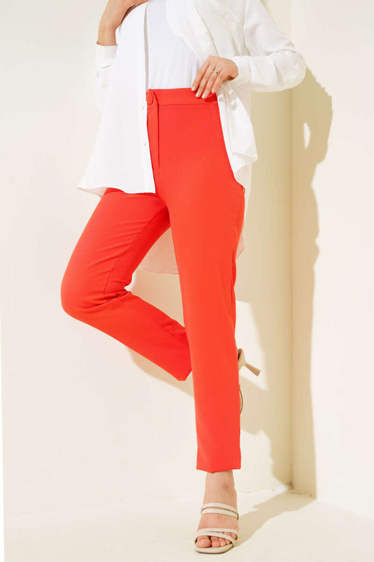 Bukser med smal ben Alizarin