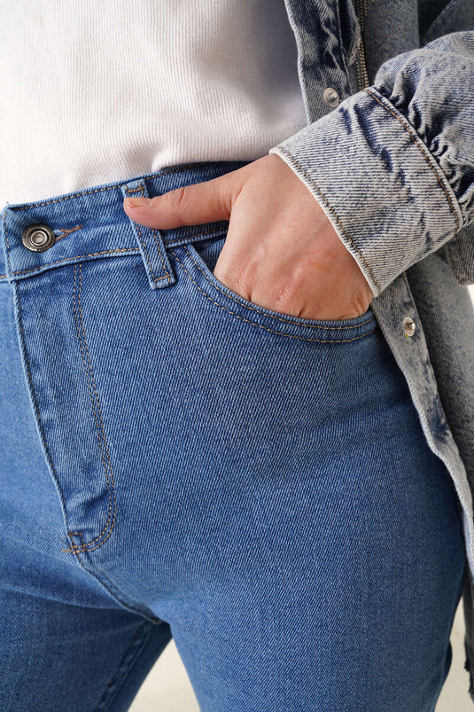 Dar Paça Skinny Jean Pants Light Blue