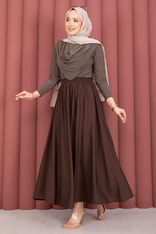 Degaje Dökümlü Sandy Body Marron Clair