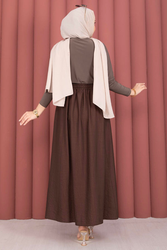 Degaje Dökümlü Sandy Body Marron Clair