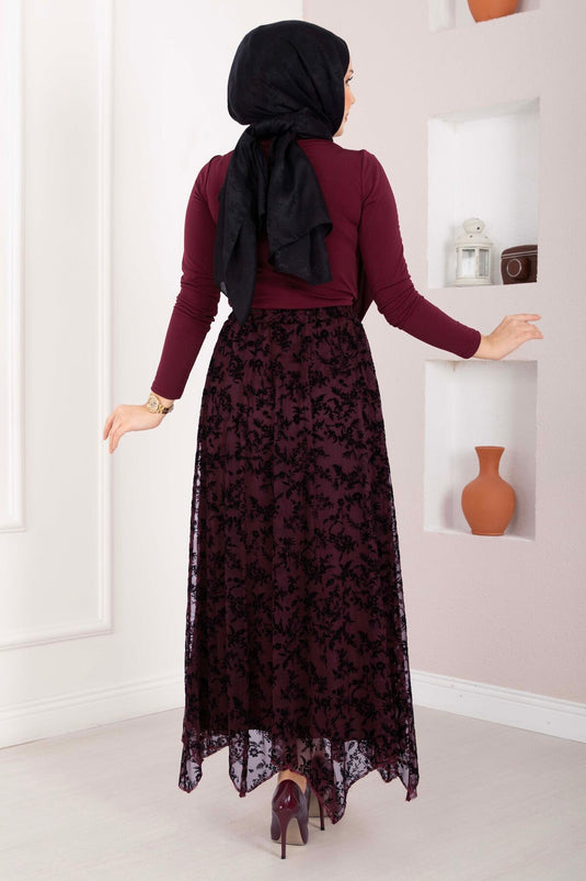 Cuerpo Sandy Bordó con caída Degaje