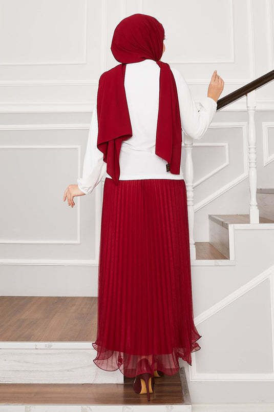 Sandy Beigefarbene Bluse Mit V-Ausschnitt