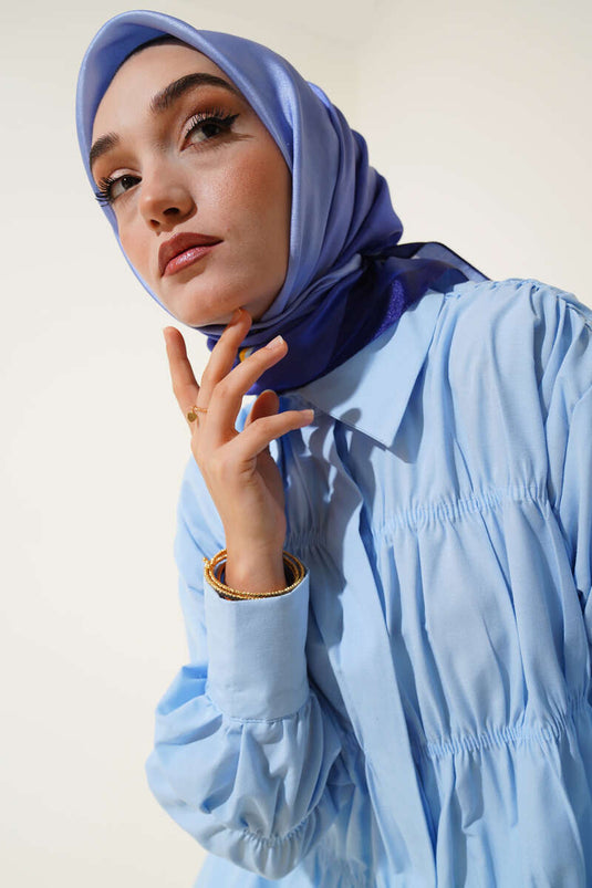 وشاح من قماش التويل المتدرج من ساكس