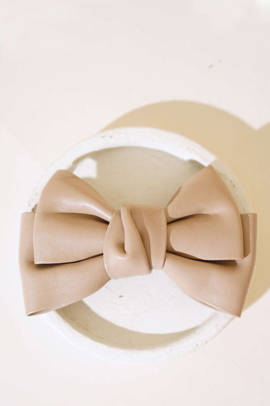 Cuir Boucle Noeud Vison