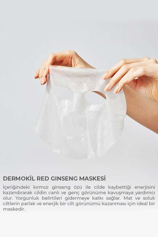 Dermokil Papier-Gesichtsmaske Roter Ginseng 20 G