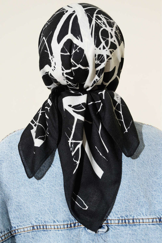 Serie di sciarpe in bambù fantasia, assortimento 3