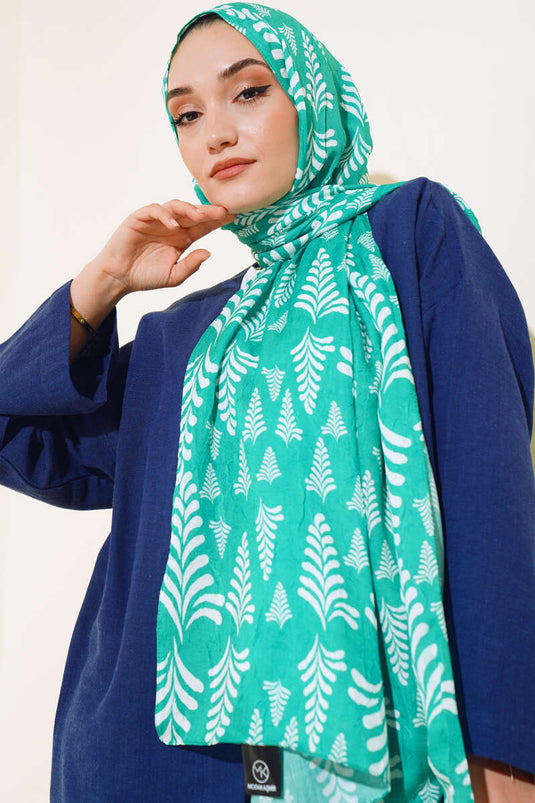 Patterned Bamboo Scarf Benetton