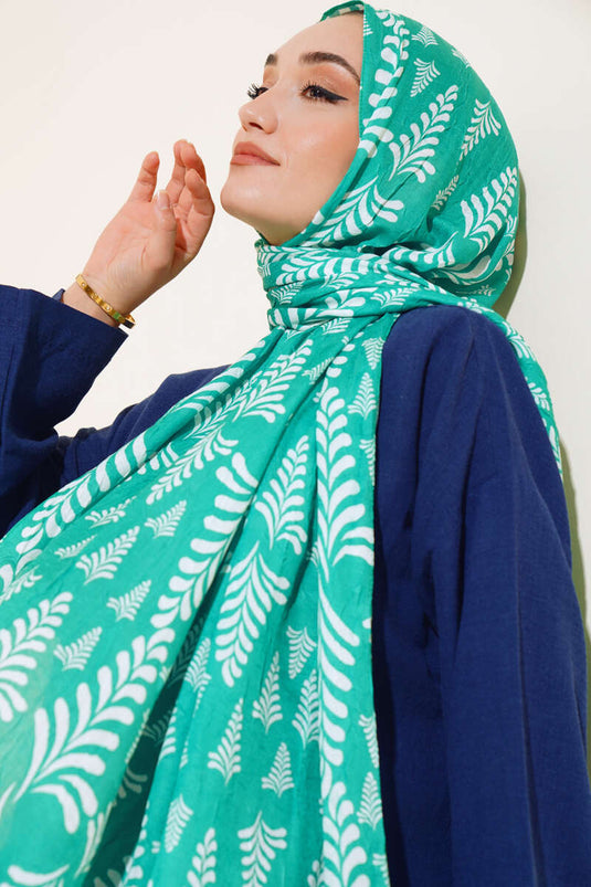 Patterned Bamboo Scarf Benetton