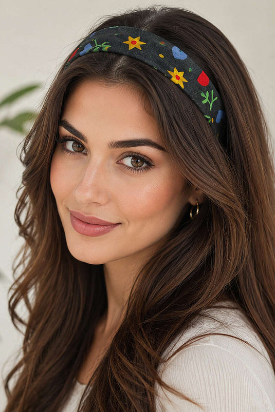 Desenli Bandana Asorti 1
