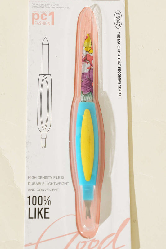 Desenli Çift Başlı Tırnak Törpüsü Asorti