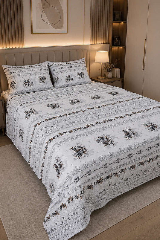 Parure de lit double à motifs assortis 6