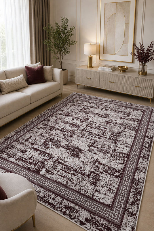 Kilim double face con motivo -129