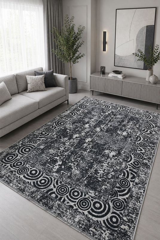 Desenli Çift Taraflı Kilim -130