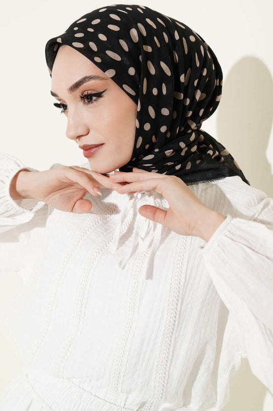 Patterned Flamu Cotton Scarf Assorted 8