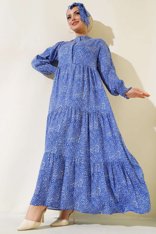 منقوشة زر مخفي اللباس ساكس