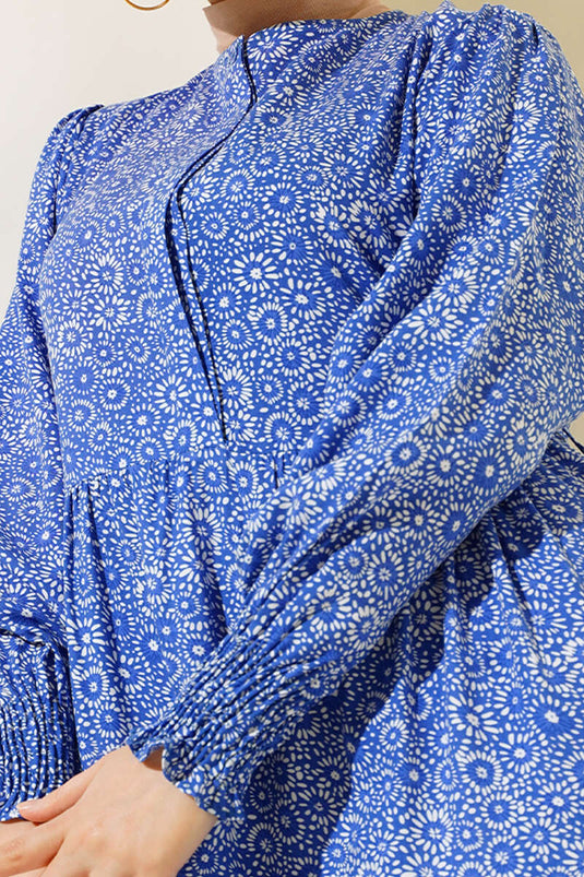 منقوشة زر مخفي اللباس ساكس