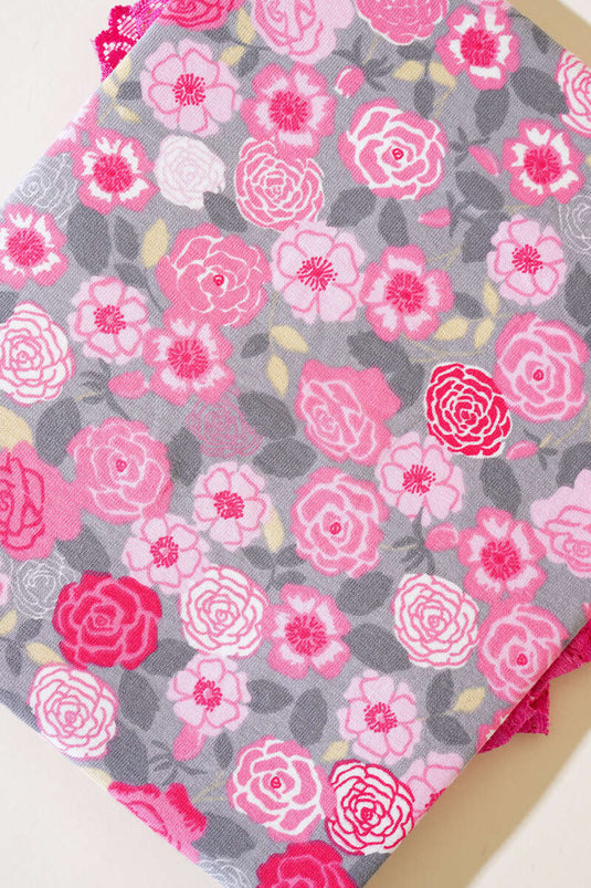 Costume d'athlète à motifs pour femmes, gris