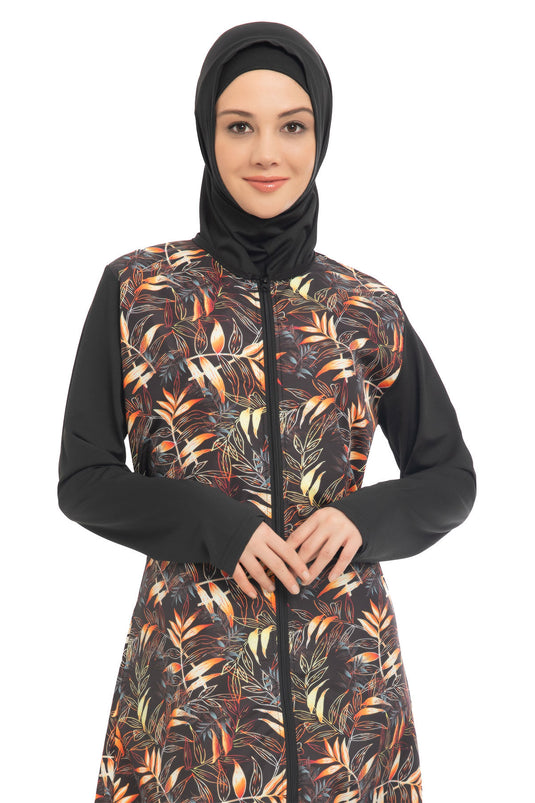 Maillot de bain modeste à motifs -127