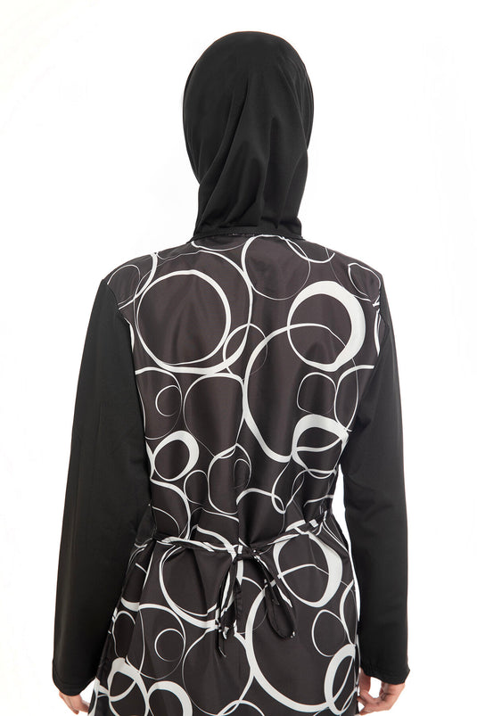 Maillot de bain modeste à motifs -129