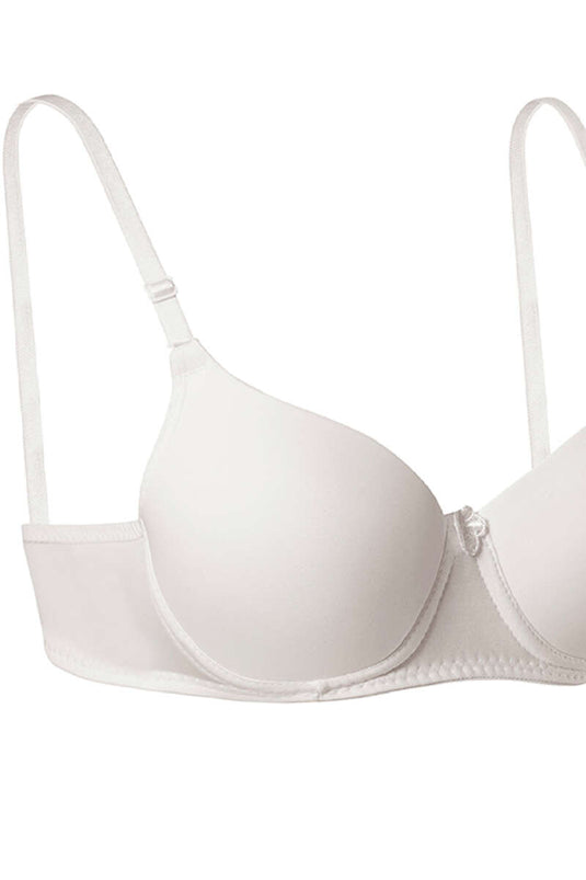 Unpadded Micro Bra Ecru