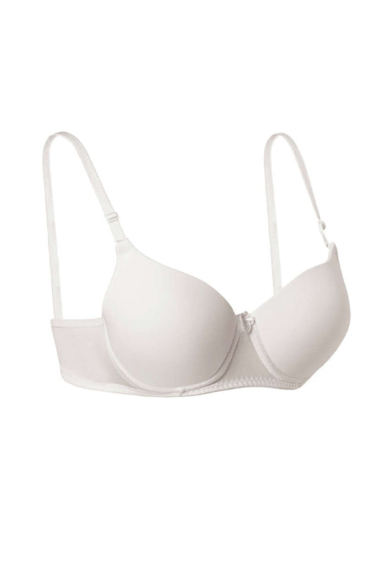 Unpadded Micro Bra Ecru