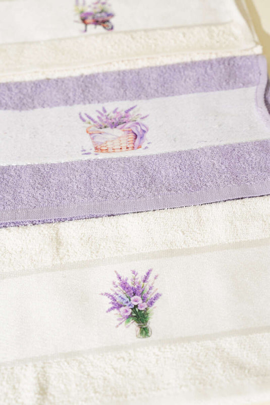 طقم مناشف مطبخ مطبوع رقميًا مكون من 3 قطع (متنوع) 1