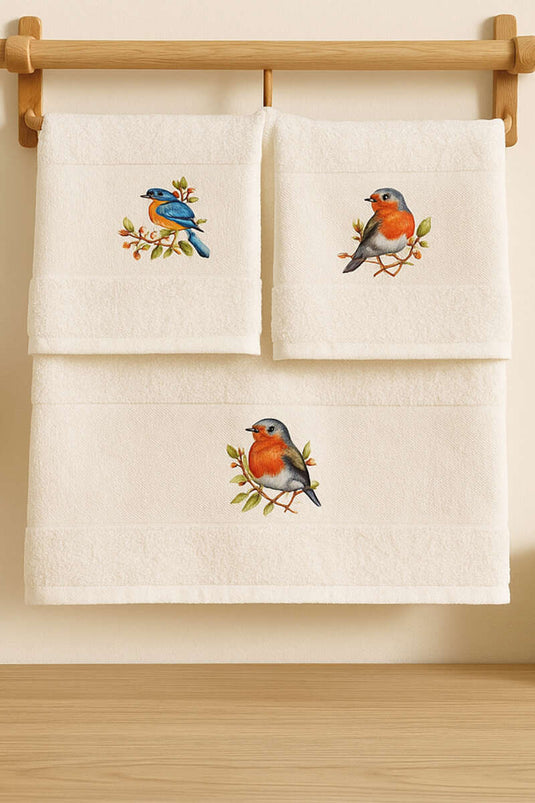 Dijital Baskılı 3'lü Mutfak Havlu Seti Asorti 5