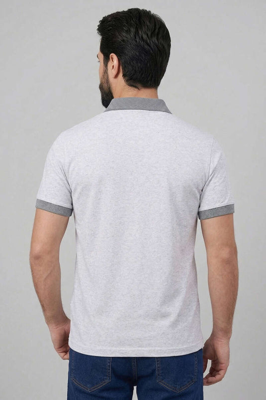 T-shirt uomo grigia con stampa digitale