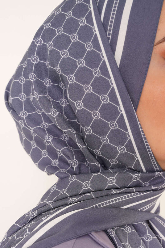 Digitaltrykt Medina sjal røget