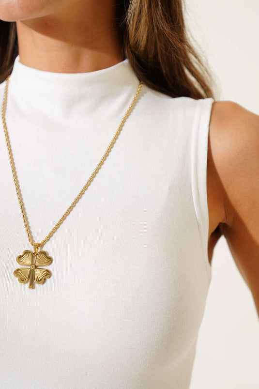 High Neck Sleeveless Bodysuit in Ecru