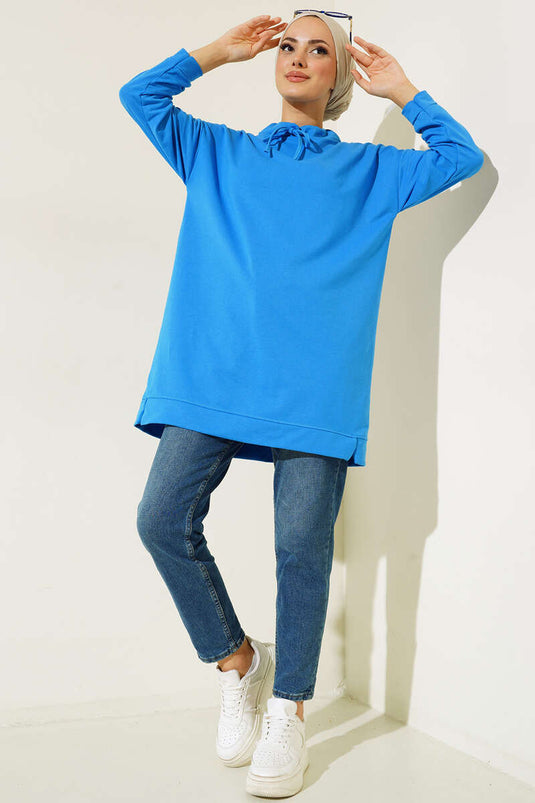 Tunique Dik Yaka Saks