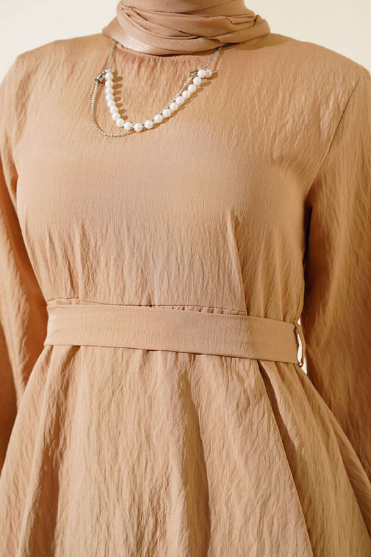 Robe superposée fluide Latte