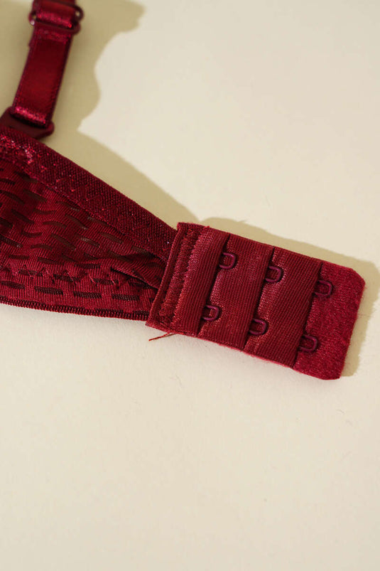 Double Padded Bra Burgundy