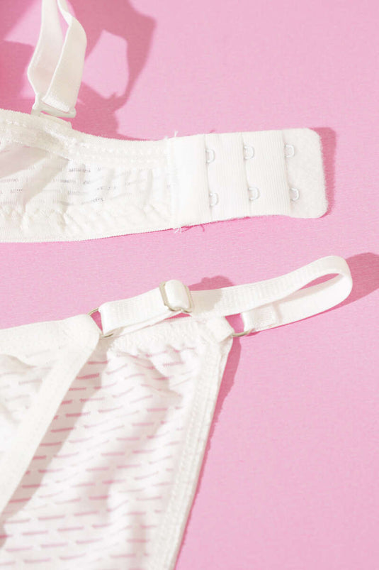 Double Destekli Sütyen Takım Ekru