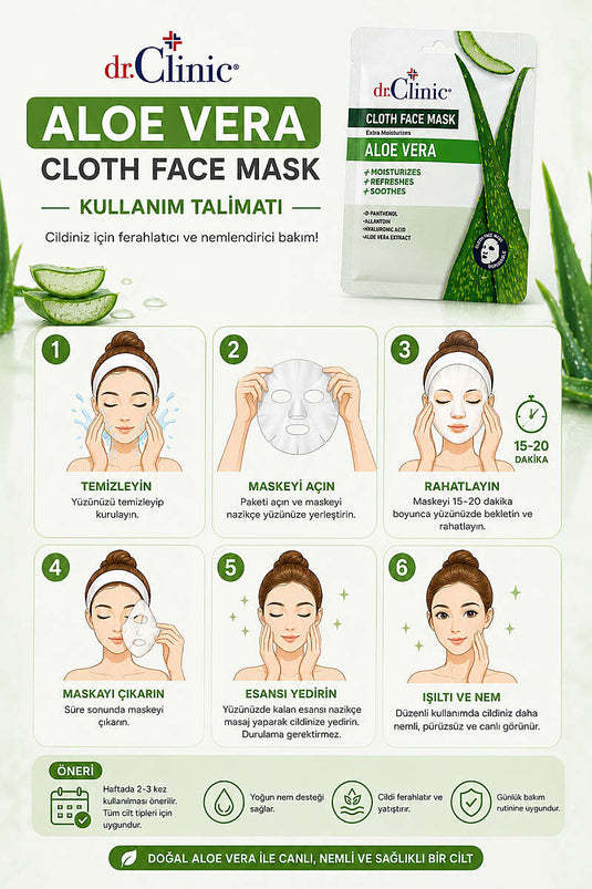 Dr. Clinic Masque En Papier Aloe Vera