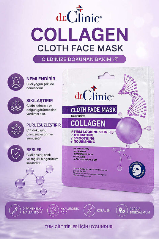 Dr. Clinic Masque En Papier Collagène