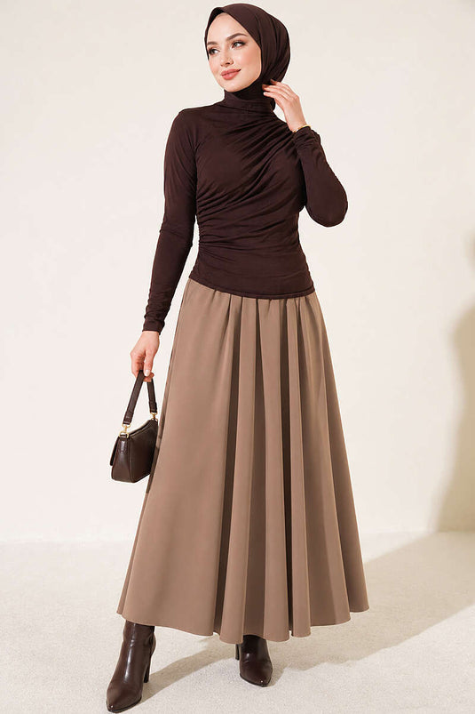 Sandy Blouse In Koffietint