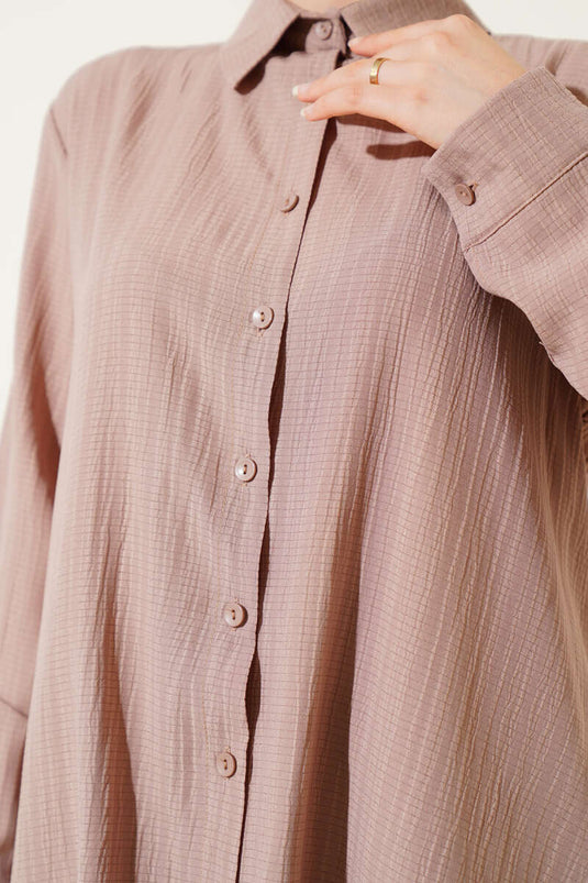 Latte double en écorce d'arbre boutonnée