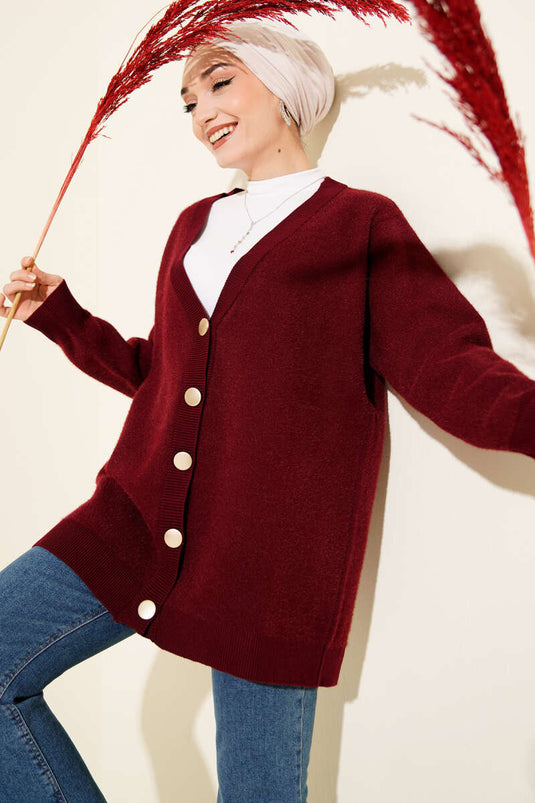 Gilet Basic En Maille Confortable Bord De Mer