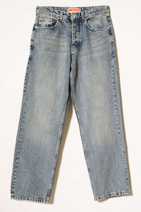 Pantalon pour homme à coupe droite avec poches et boutons, teinte verte